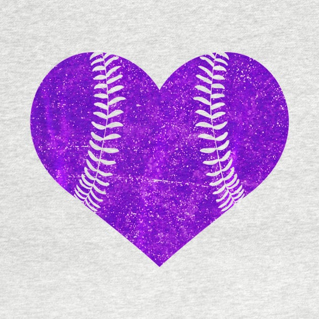 Baseball Heart Softball Mom Matching Team by Vigo